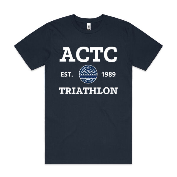 Basic ACTC Logo Shirt - Navy Thumbnail